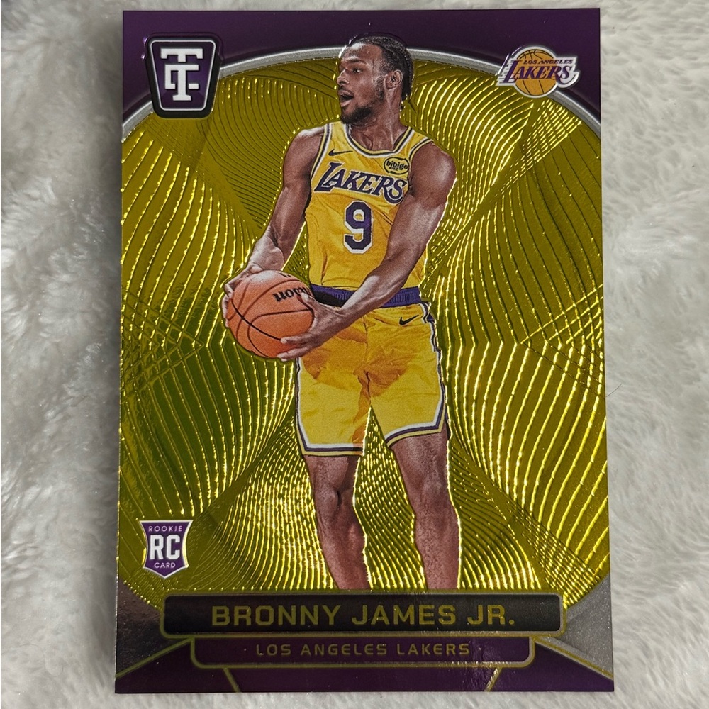 Bronny James Rookie Trading Card